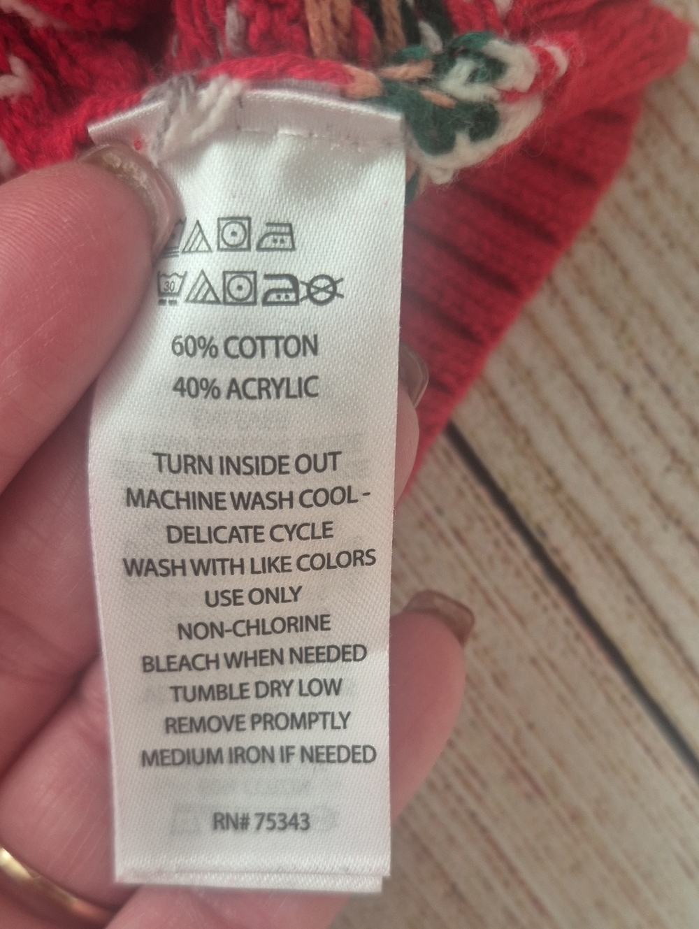 Tommy Bahama Kids Red Fair Isle Christmas Tree Sweater 4T Cotton Blend - Picture 7 of 9